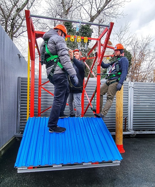 г. Краснодар. ГК "АТОН-ЮГ" используют при обучении сертифицированный верхолазный полигон "АЛЬПИНИСТ"